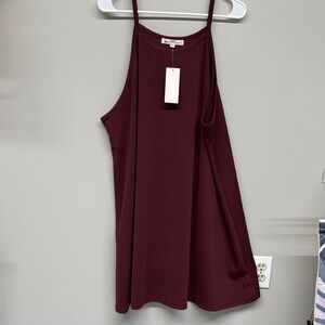 Wallflower Deep Burgundy Dress
